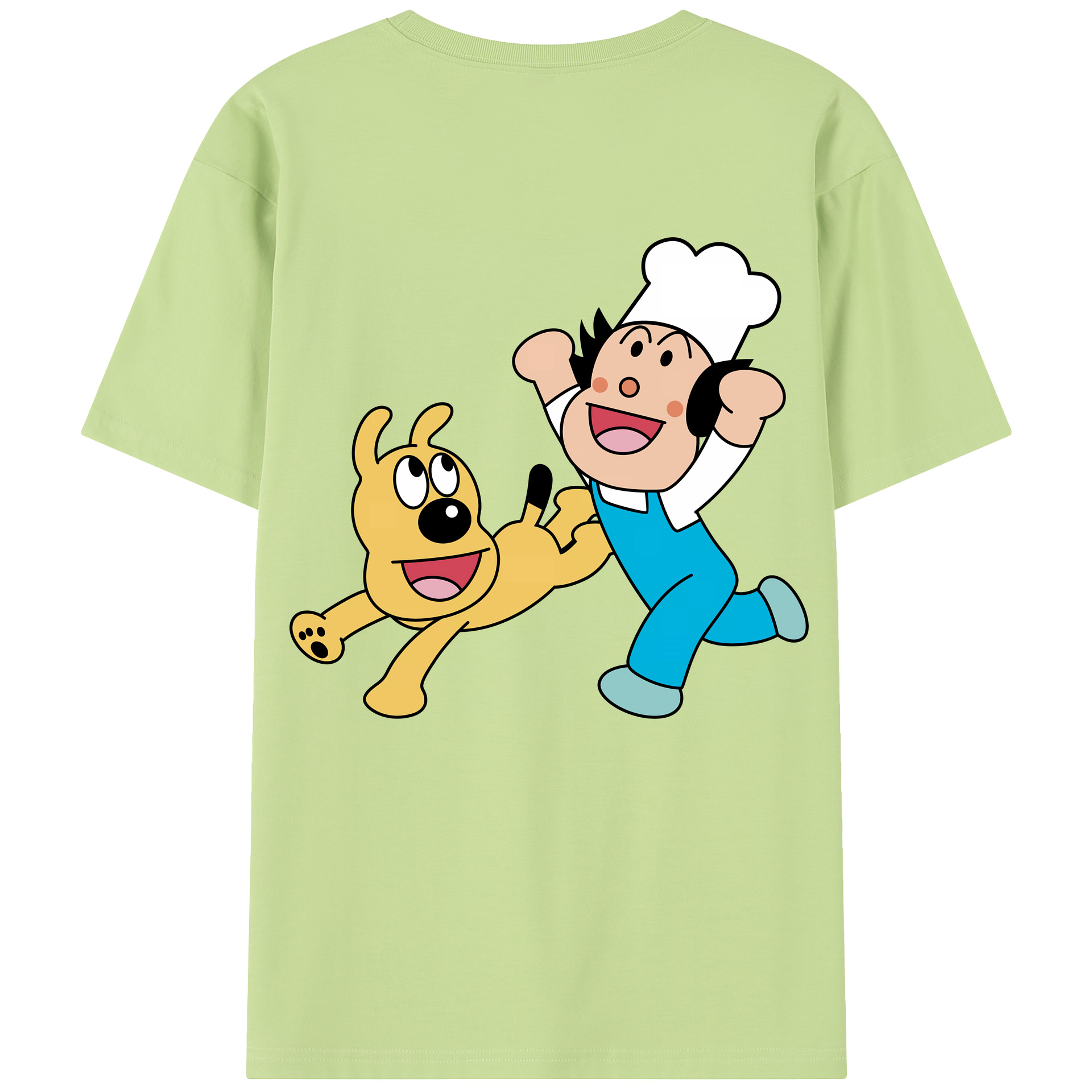 （画像用） アンパンマン Anpanman 綿100％半袖Tシャツ（背面プリント）